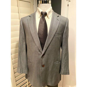 Ralph Lauren Tweed Notch Two Button Blazer Sz 46 R